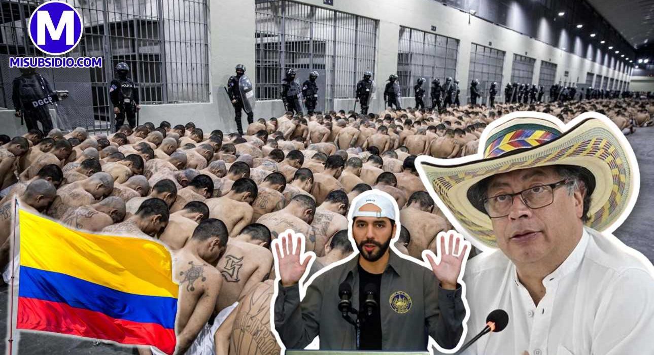Bukele en contra de los colombianos detenidos delinquiendo en El Salvador 2023