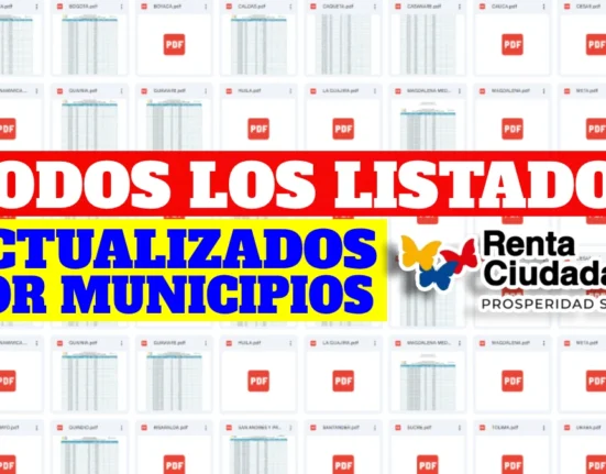 Todos los listados Actualizados de Renta Ciudadana: Valoración del Cuidado y Colombia sin hambre