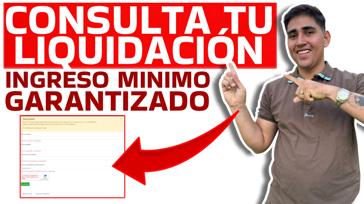 📲 Ingreso Minimo Garantizado octubre consulta con tu cedula si ya tienes liquidacion disponible 2025