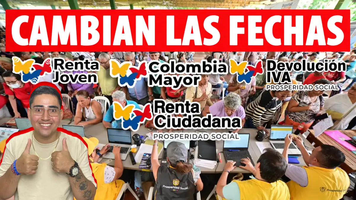 Cambia las fechas de pago anuncian nuevo calendario oficial de subsidios en Colombia