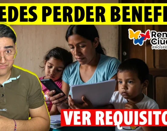 Familias podrían perder Renta Ciudadana requisito obligatorio que debes cumplir antes de febrero