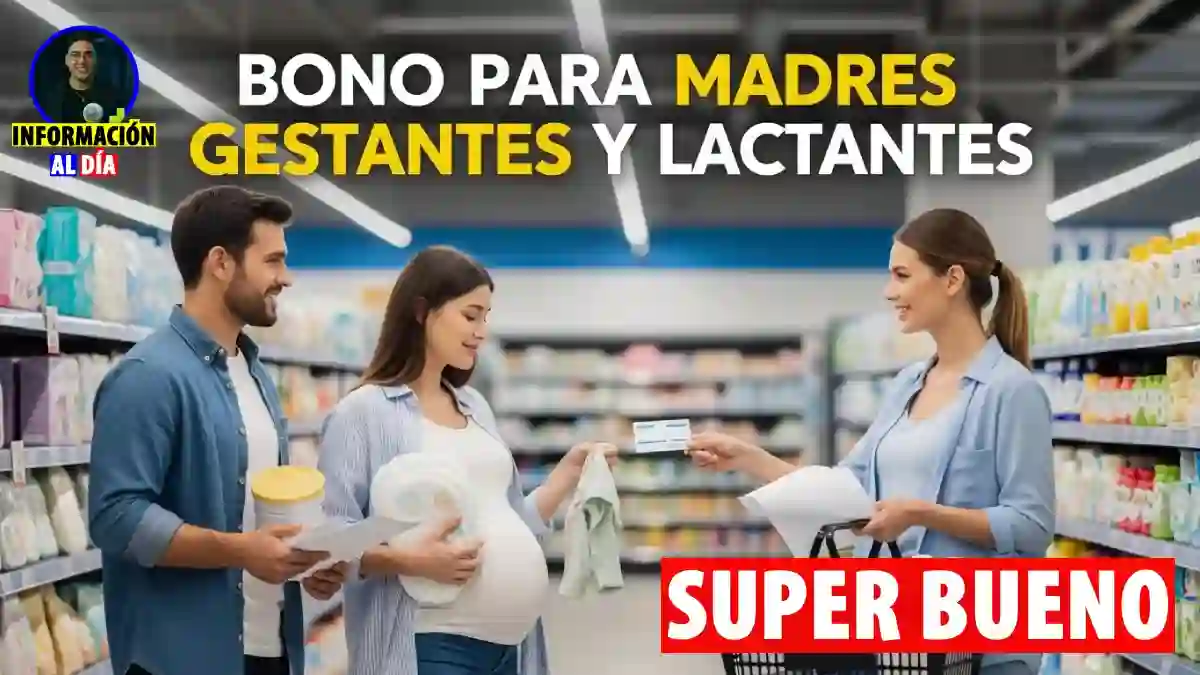 Bono para madres gestantes y lactantes así puede inscribirse en 2026