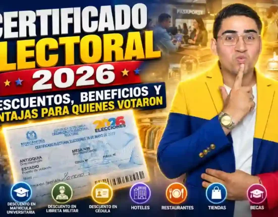 Certificado electoral 2026 descuentos en tiendas, hoteles y todos los beneficios para quienes votaron
