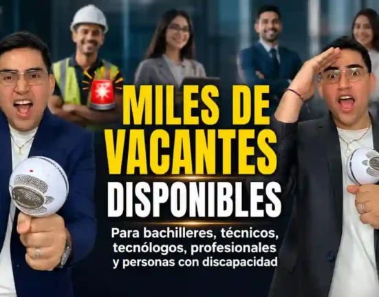 Vacantes para personas con discapacidad y oportunidades laborales para bachilleres, técnicos y profesionales