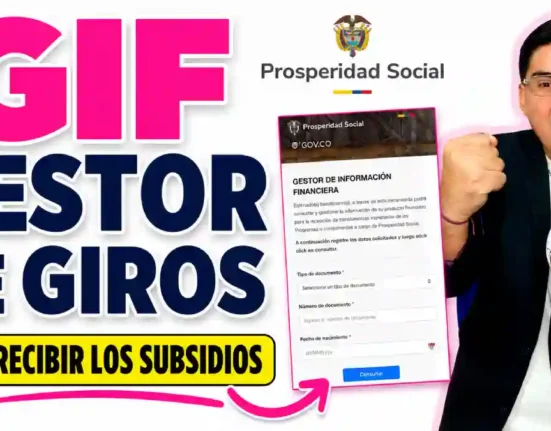 GIF Gestor de giros 2026 Prosperidad Social inicia el registro de cuentas bancarias y billeteras digitales para recibir los subsidios