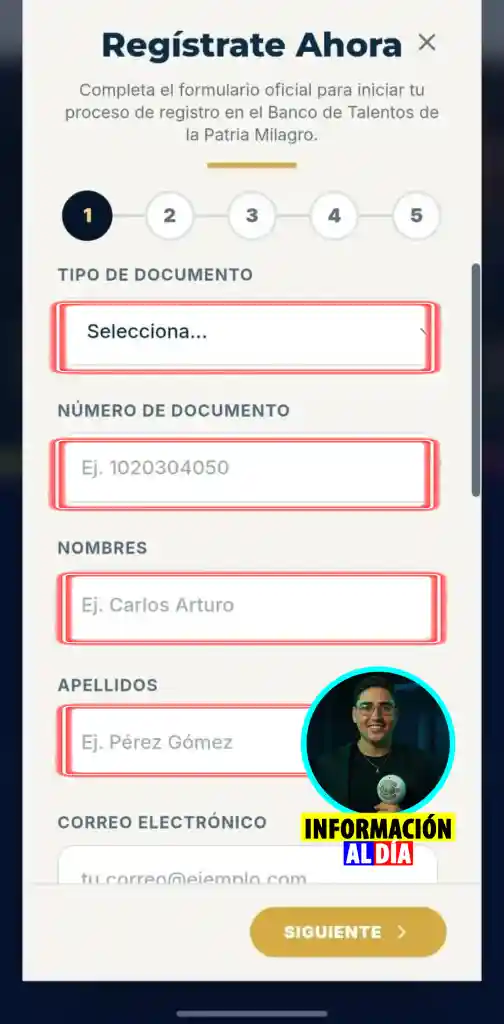 Empleo Milagro: Así puede registrar su hoja de vida y acceder a futuras oportunidades en el Gobierno 8 INGRESA A LA IMAGEN PARA QUE REGISTRES TU HOJA DE VIDA