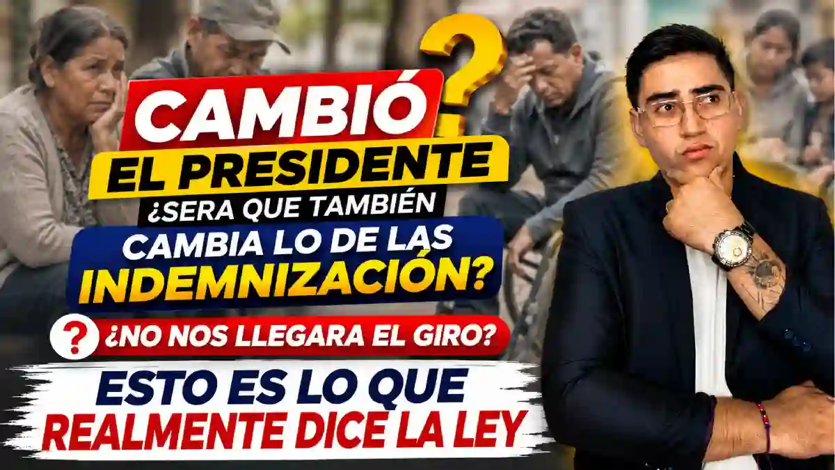 ¿Con el nuevo presidente ya no pagarán la indemnización a las víctimas Esto es lo que realmente dice la ley